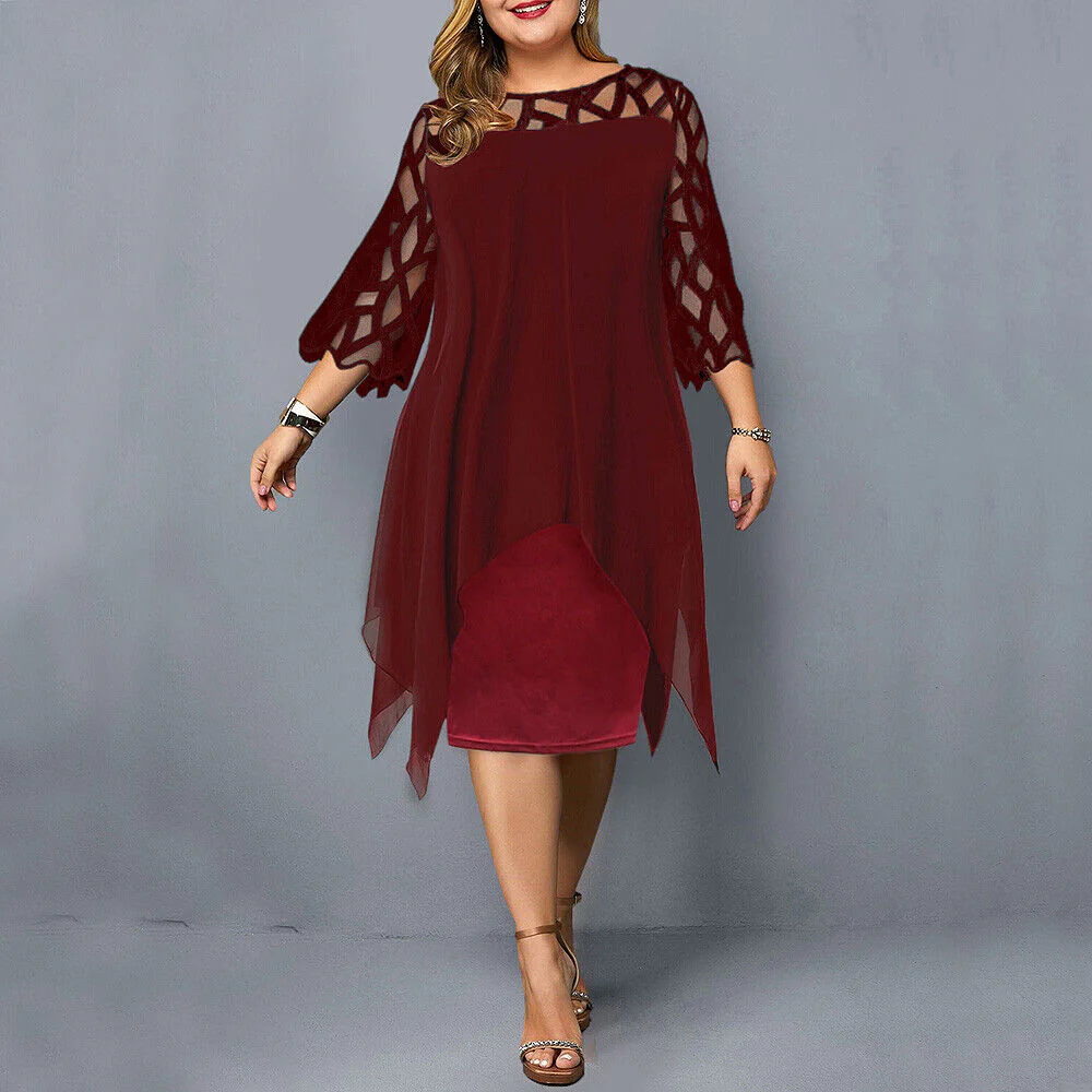 Heidi-Mode | Elegantes Plus Size Midi Kleid für Frauen - Image 6