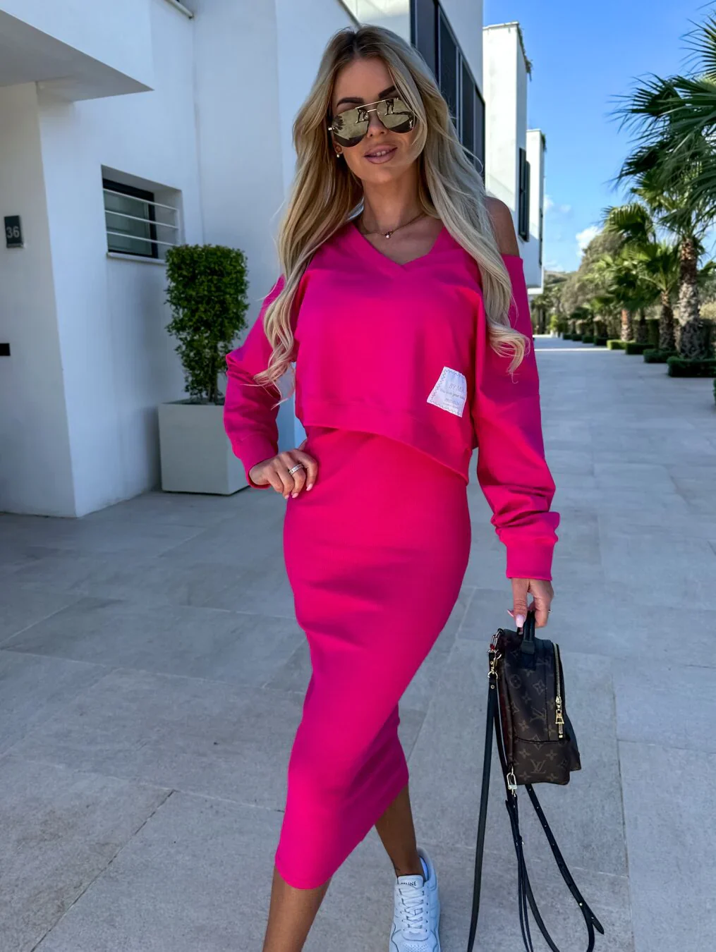 Heidi-Mode | Elegantes Sweatshirt Kleid Set - Image 7