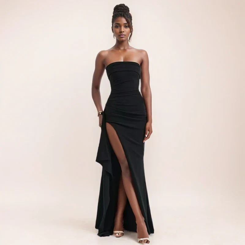 Heidi-Mode | Elegantes Trägerloses Partykleid