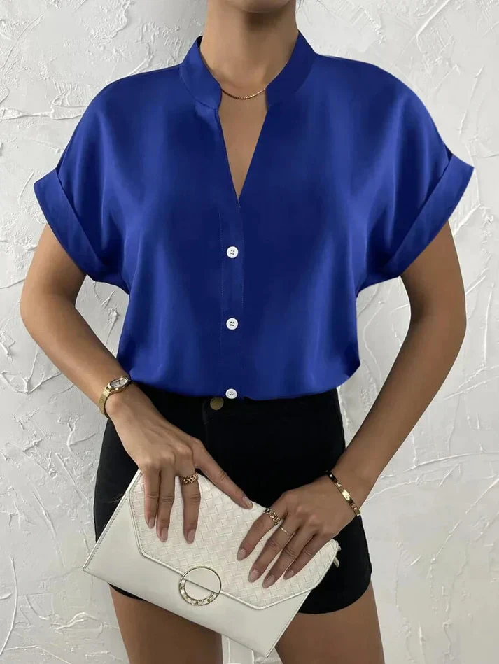 Heidi-Mode | Elegantes V-Ausschnitt Top für Frauen - Image 2
