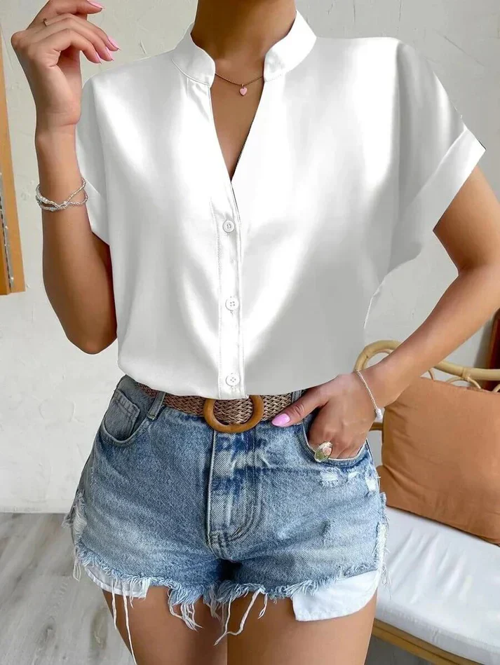 Heidi-Mode | Elegantes V-Ausschnitt Top für Frauen - Image 6
