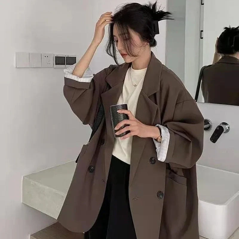 Heidi-Mode | Eleganz Vielfarbige Oversize-Blazer für Stil und Komfort - Image 3