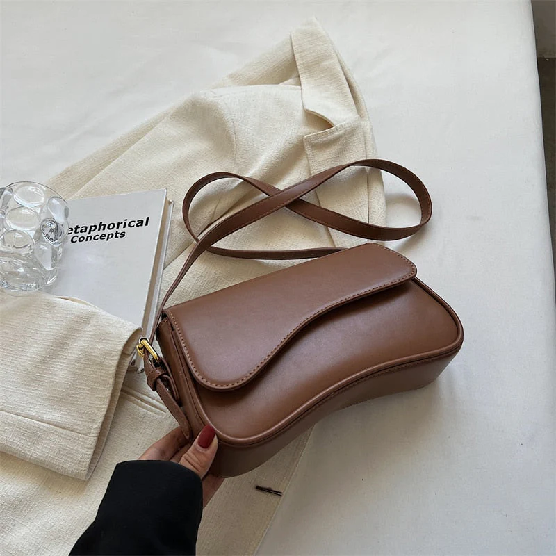 Heidi-Mode | Vintage Leder Crossbody-Taschen Kleine Umhängetasche Stilvolle Armpit Handtaschen und Geldbörsen - Image 12