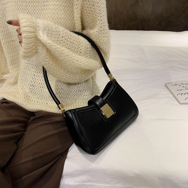 Heidi-Mode | Stilvolle Linke Schultertasche Damen Designer Handtasche mit Reißverschluss - Image 6