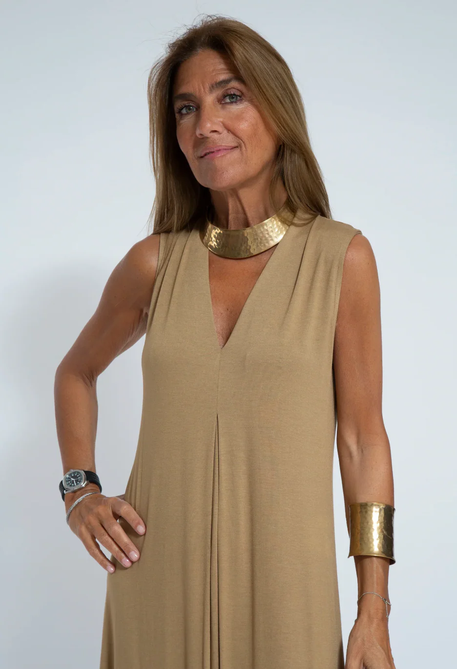 Heidi-Mode | Ensemble Bestehend Aus Einem Langen, Figurformenden Kleid und Einer Weste - Image 10
