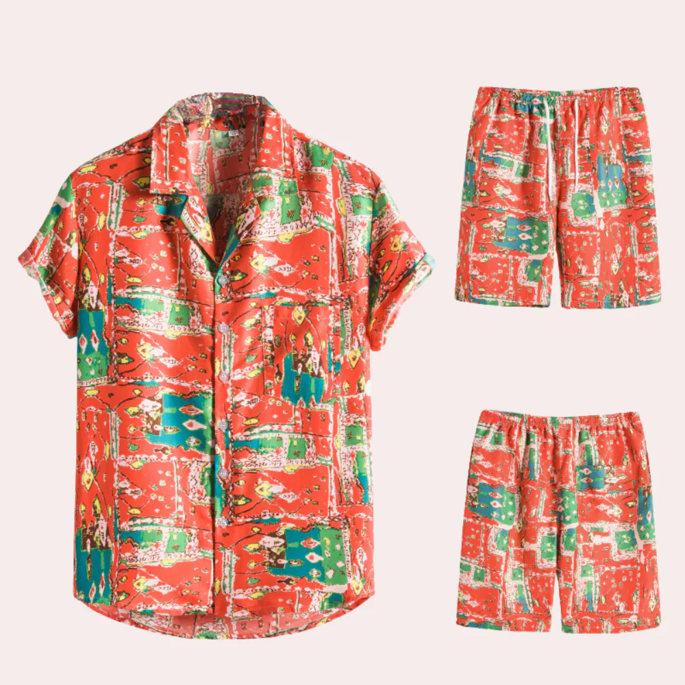 Heidi-Mode | Herren Hawaii Zweiteiler - Image 2