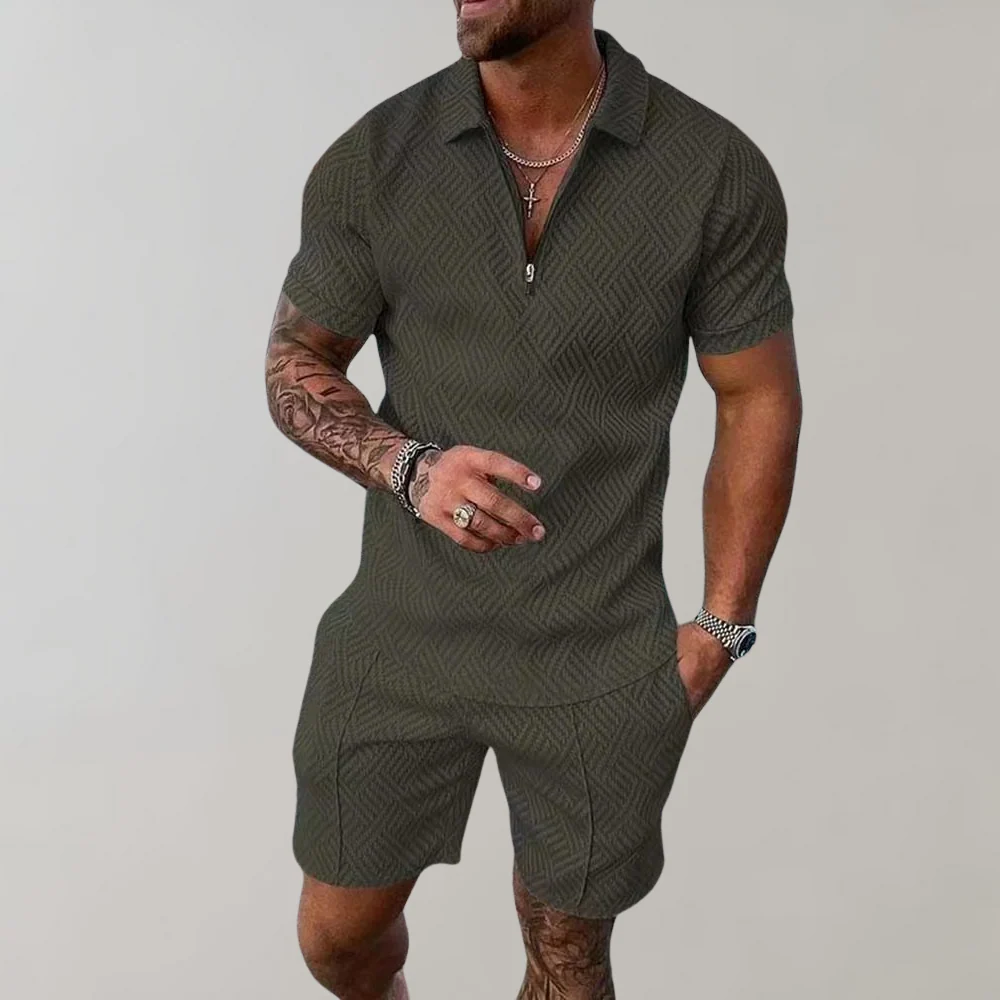 Heidi-Mode | Polo- und Shorts-Set für Herren - Image 2