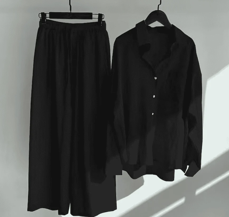Heidi-Mode | Leinen-Sommer-Set mit Langer Hose und Shirt - Image 7