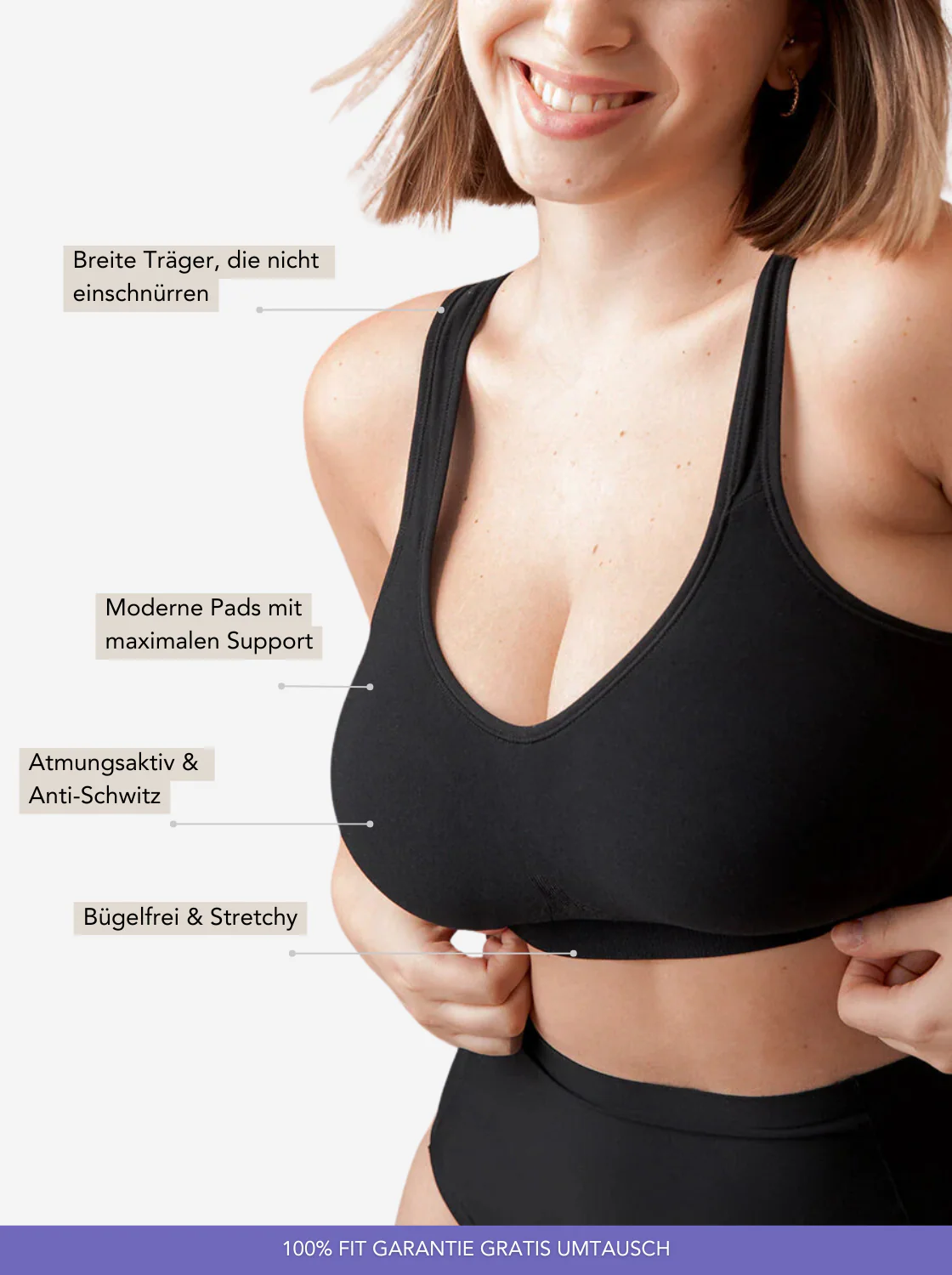 Heidi-Mode | Everyday Bügelfreier Shapewear Bh - Image 3