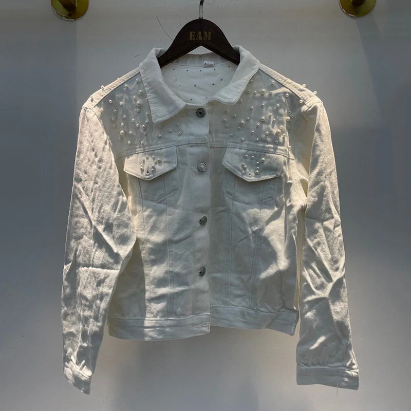 Heidi-Mode | Exklusive Lina Jeansjacke Denim-Liebling mit Stilvoller Perlenverzierung - Image 11