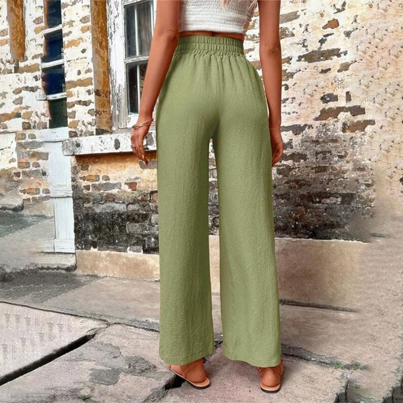 Heidi-Mode | Farbige Luftige Sommerhosen Damen mit Weitem Bein für Frauen - Image 11