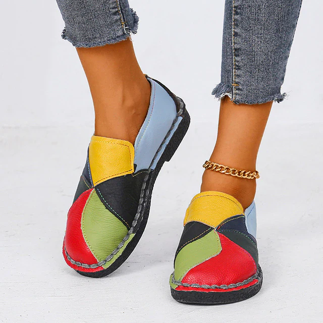 Heidi-Mode | Farbige Orthopädische Damenschuhe mit Absatz - Image 2