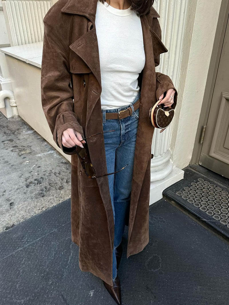 Heidi-Mode | Faux Suede Winterjacke für Damen - Image 10
