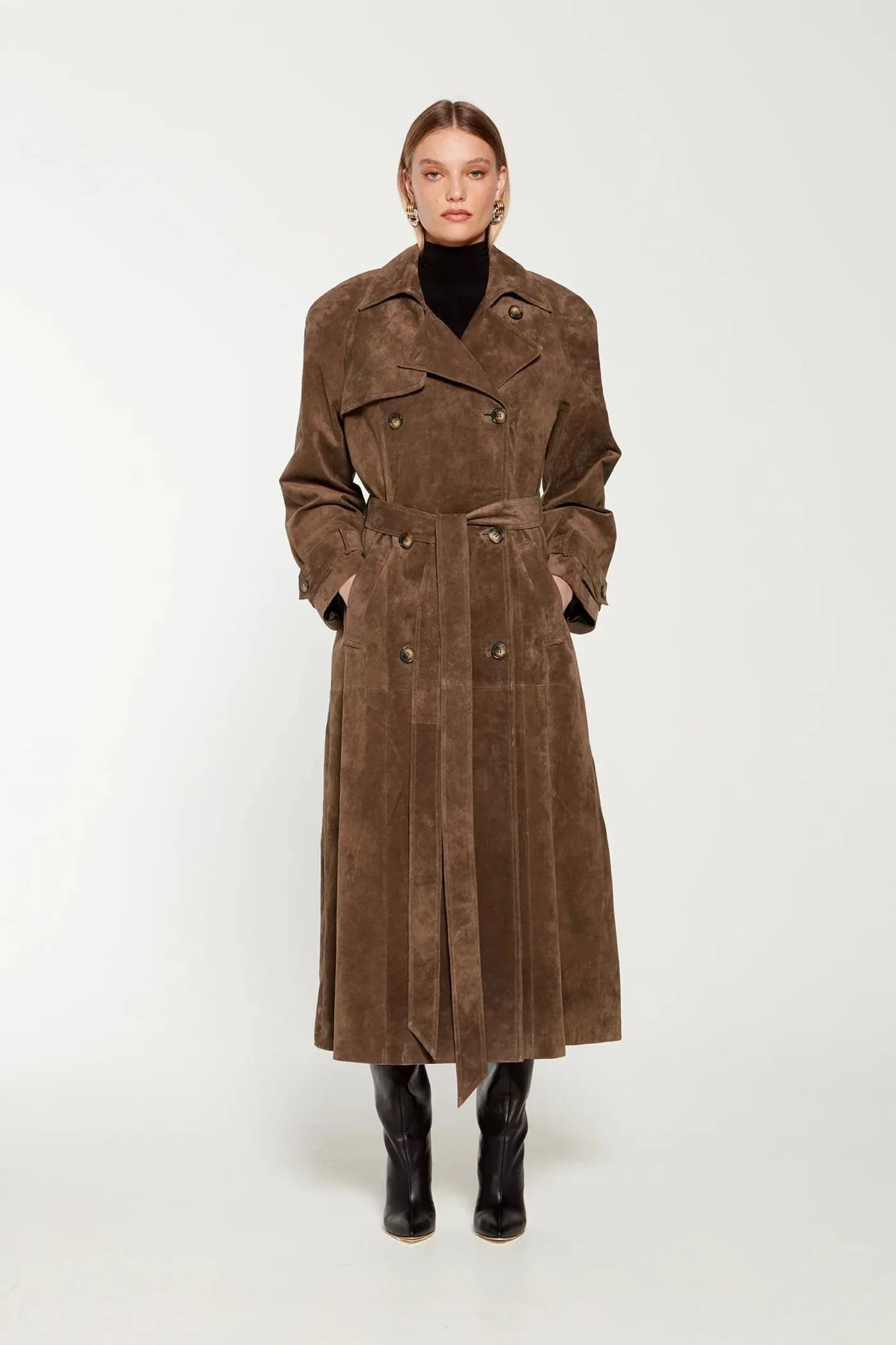 Heidi-Mode | Faux Suede Winterjacke für Damen - Image 14