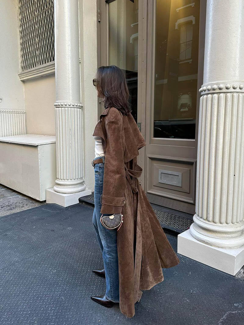 Heidi-Mode | Faux Suede Winterjacke für Damen - Image 9