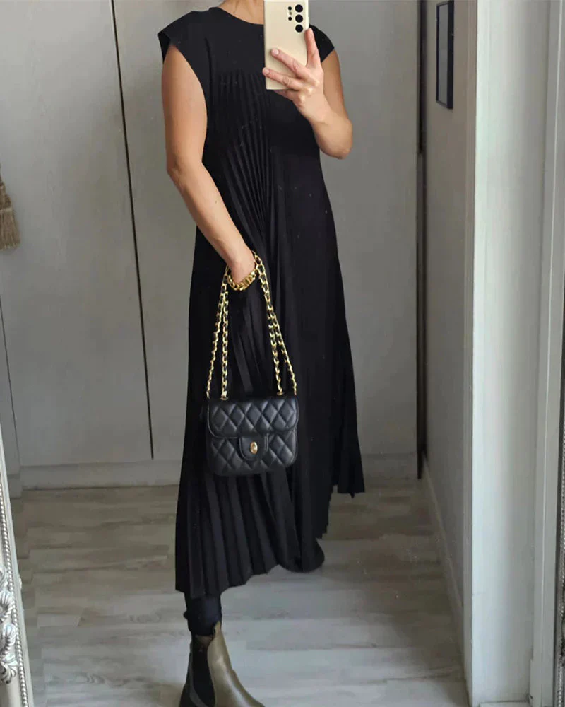Heidi-Mode | Ärmelloses Faltenkleid - Image 2