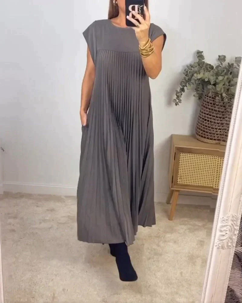 Heidi-Mode | Ärmelloses Faltenkleid - Image 9