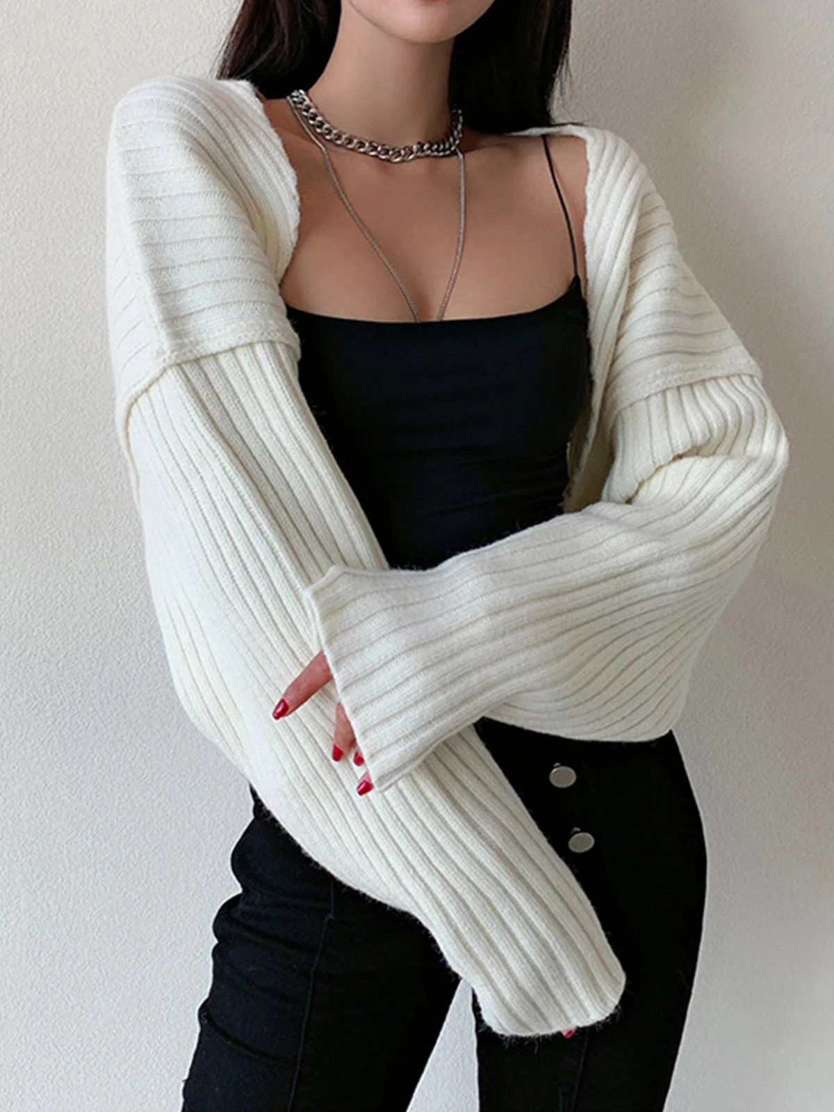 Heidi-Mode | Festes Ripp Bolero - Image 3