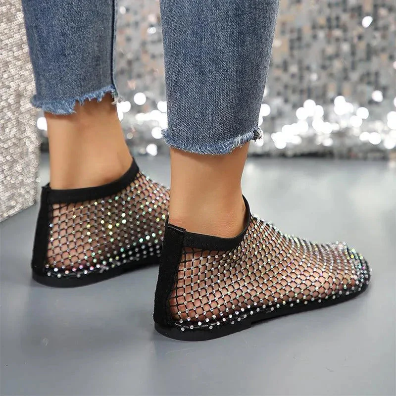 Heidi-Mode | Flatsandalen mit Strass-Design - Image 2