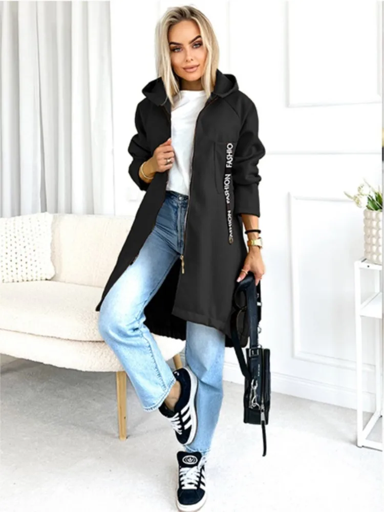 Heidi-Mode | Fleece Hoodie Jacke - Damen Winterjacke - Image 8