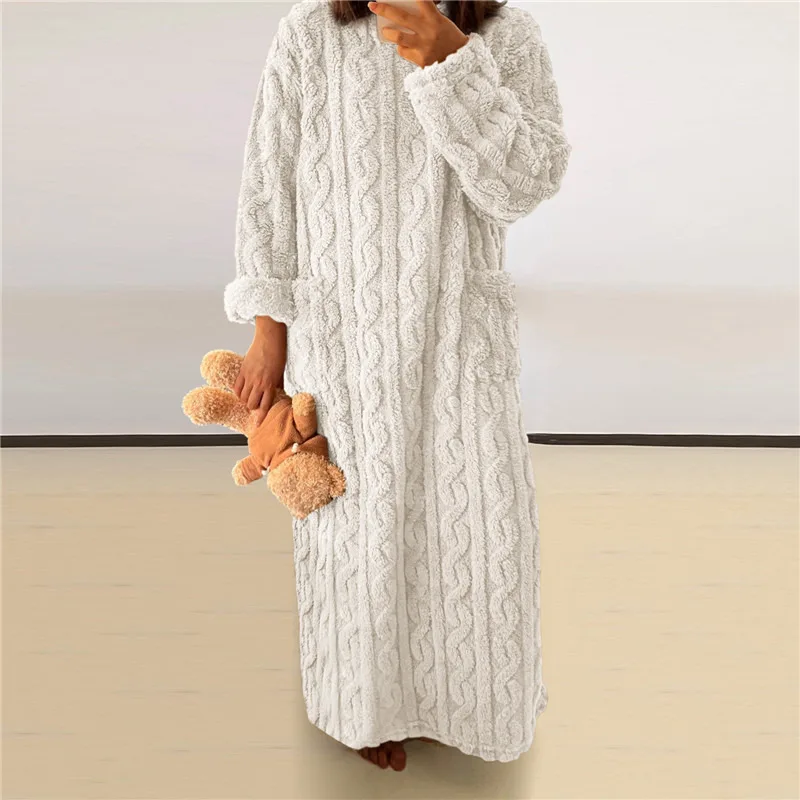 Heidi-Mode | Fleece Teddy Kleid - Image 5