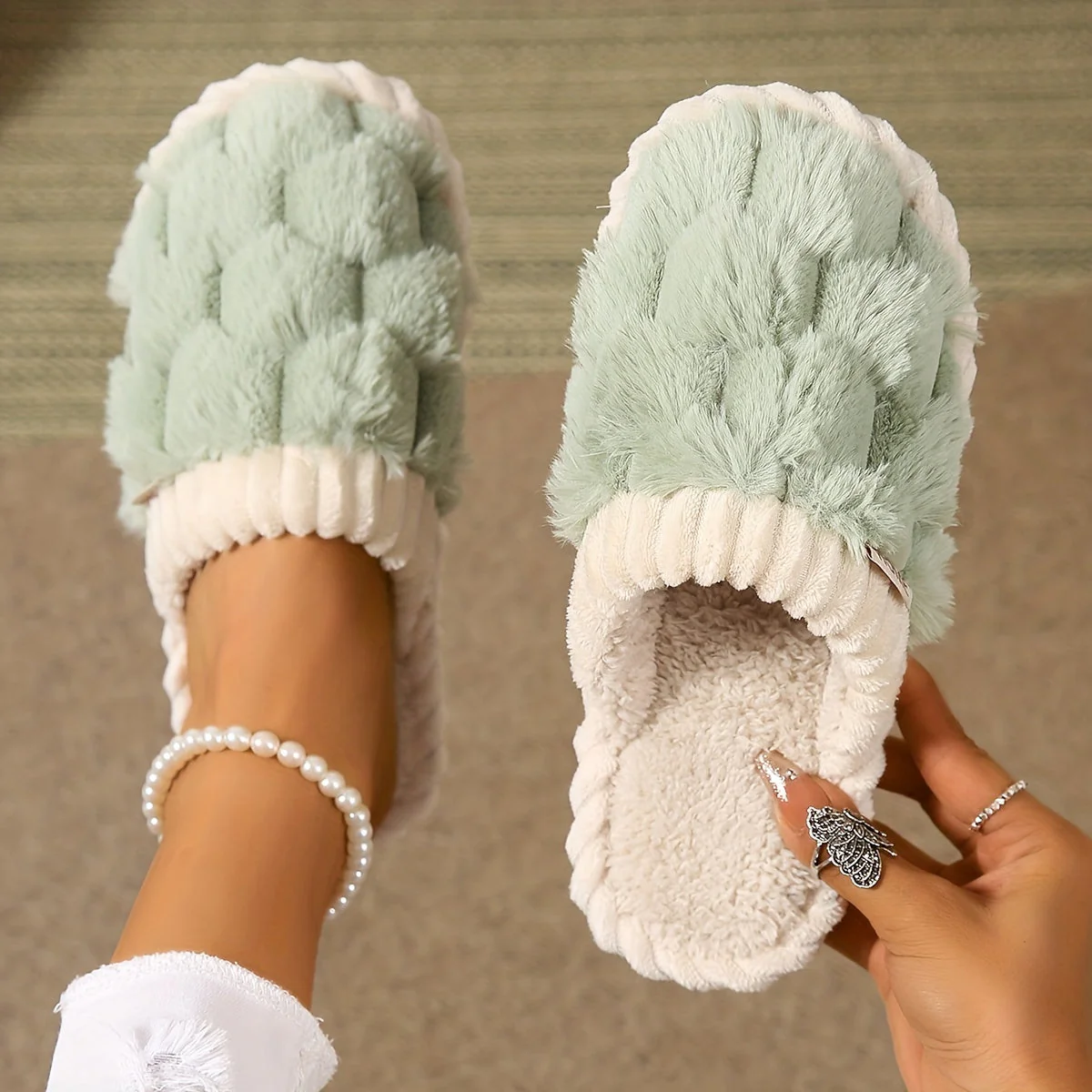 Heidi-Mode | Pelzige Schuhe für Frauen [Letzter Tag Rabatt - Image 15