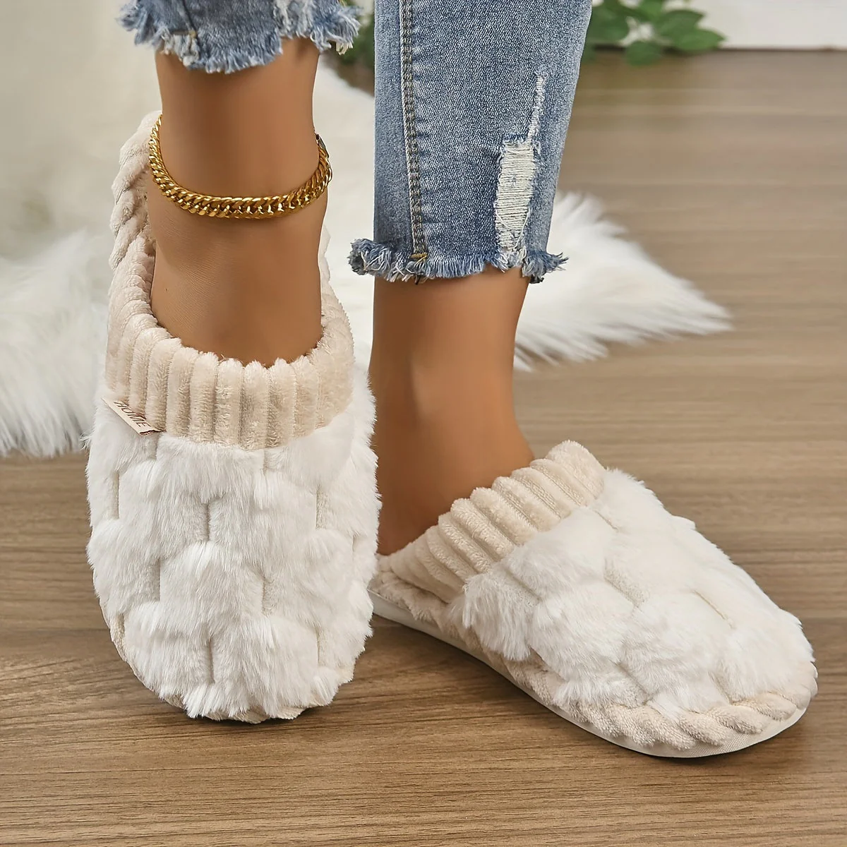Heidi-Mode | Pelzige Schuhe für Frauen [Letzter Tag Rabatt - Image 3