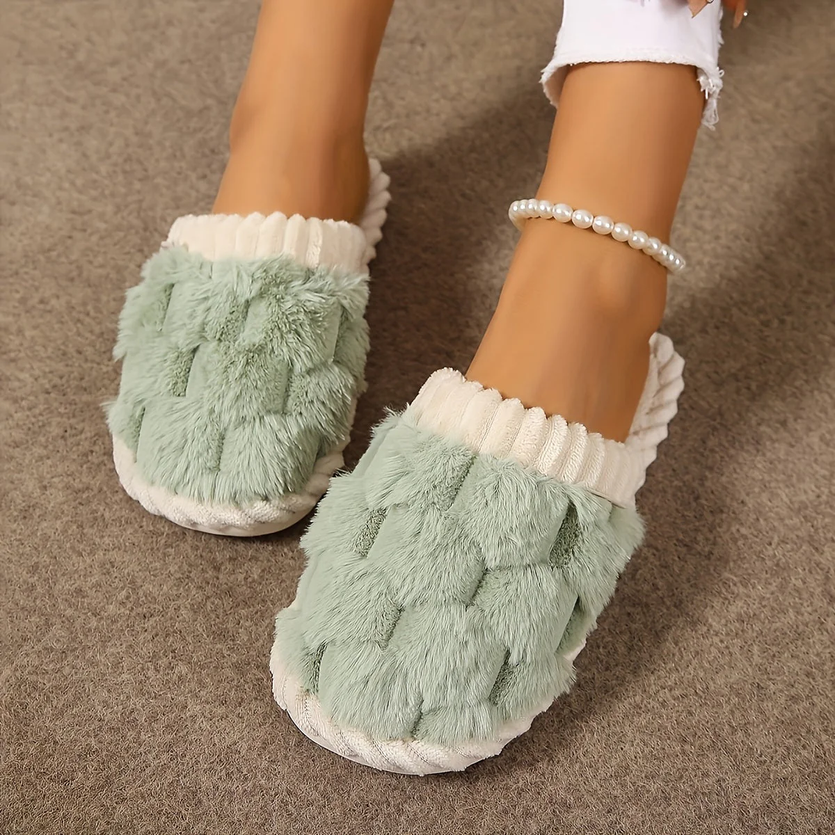 Heidi-Mode | Pelzige Schuhe für Frauen [Letzter Tag Rabatt - Image 9