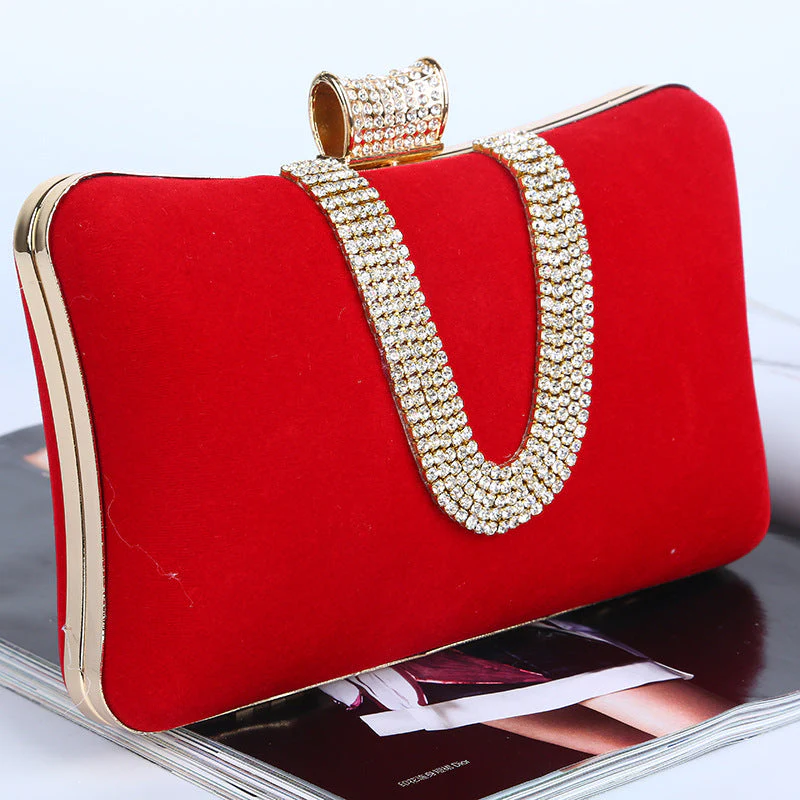 Heidi-Mode | Förmige Diamant-Wildleder-Tasche - Image 2