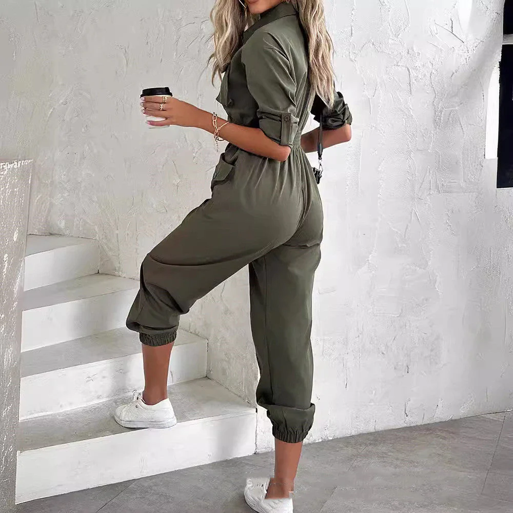 Heidi-Mode | Fracht Taillen-Jumpsuit für Damen - Image 2