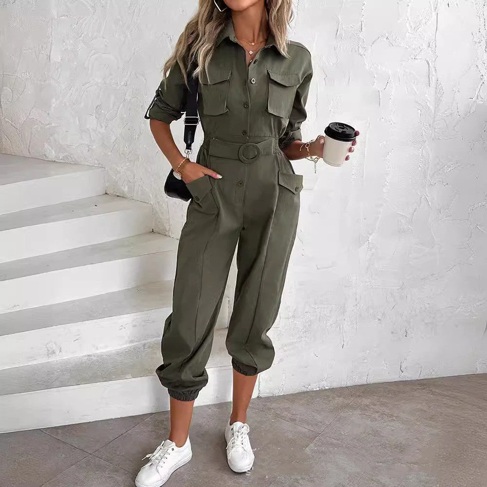 Heidi-Mode | Fracht Taillen-Jumpsuit für Damen - Image 4