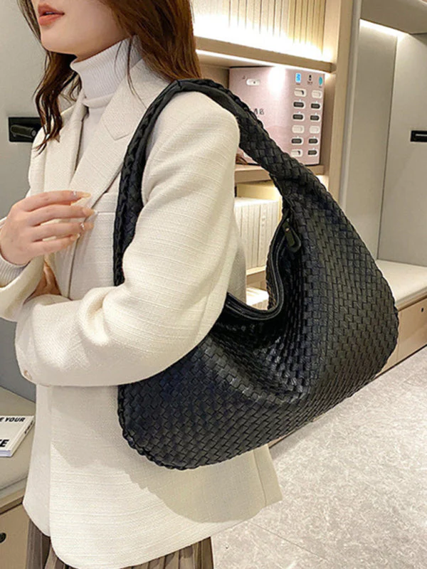 Heidi-Mode | Französische Hochwertige Gewebte Tasche, Vielseitige Schulter Achseltasche, Nischenstruktur Tragbare Pendeltasche - Image 19