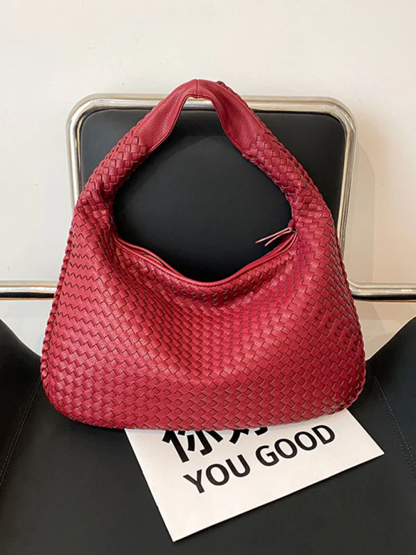 Heidi-Mode | Französische Hochwertige Gewebte Tasche, Vielseitige Schulter Achseltasche, Nischenstruktur Tragbare Pendeltasche - Image 5