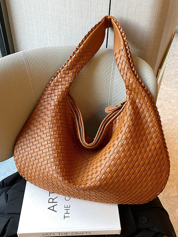Heidi-Mode | Französische Hochwertige Gewebte Tasche, Vielseitige Schulter Achseltasche, Nischenstruktur Tragbare Pendeltasche - Image 8