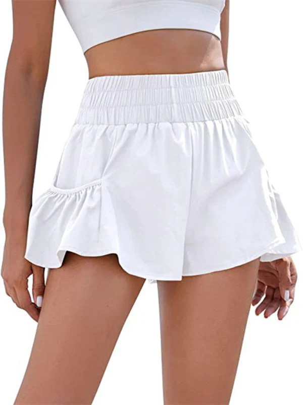 Heidi-Mode | Damen Fitness Lauf Quick-Dry Hohe Taille Shorts mit Taschen - Image 2