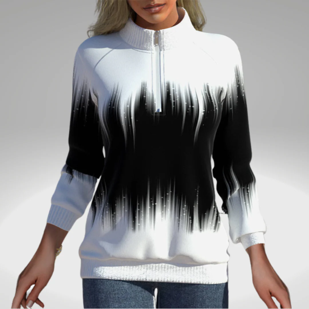Heidi-Mode | Damen Sweatshirt mit Farbverlaufdruck - Image 2