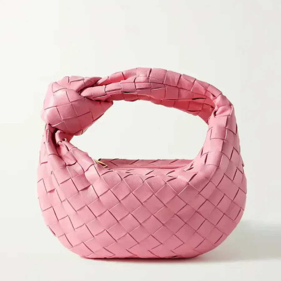 Heidi-Mode | Frauen Handtasche mit Geknotetem Griff Geflochten - Image 3