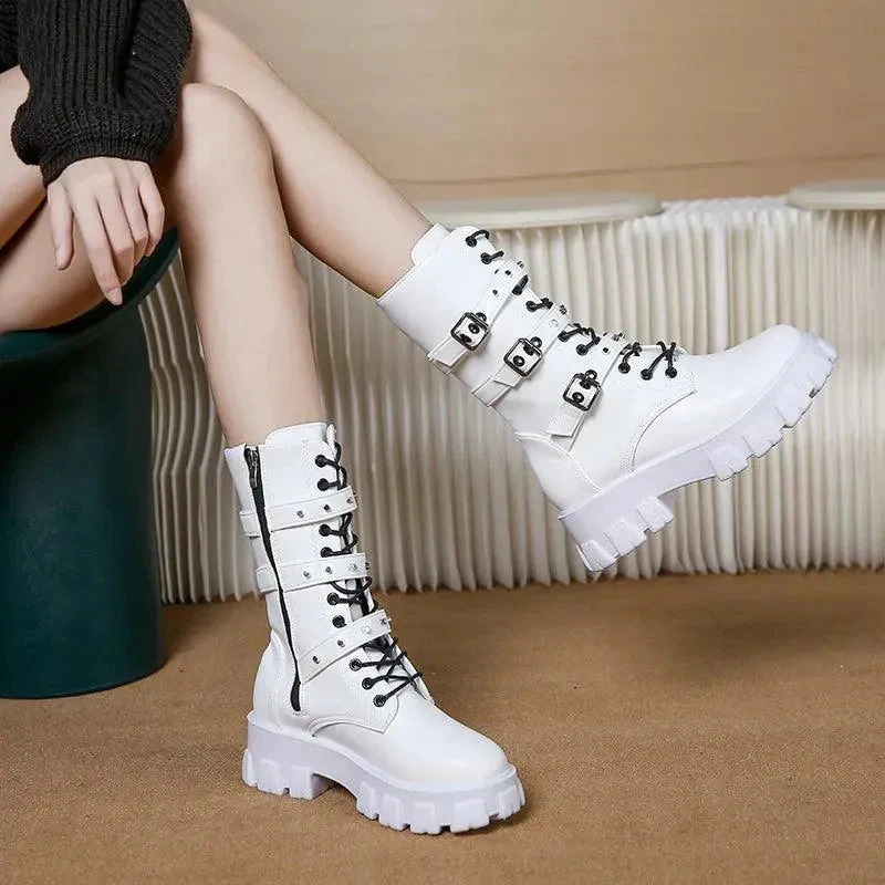 Heidi-Mode | Damen Punk Stiefel - Image 6