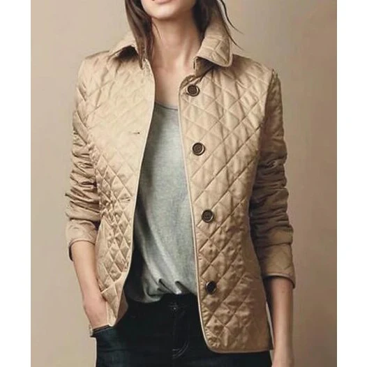 Heidi-Mode | Damen Diamond Quilted Freizeitjacke