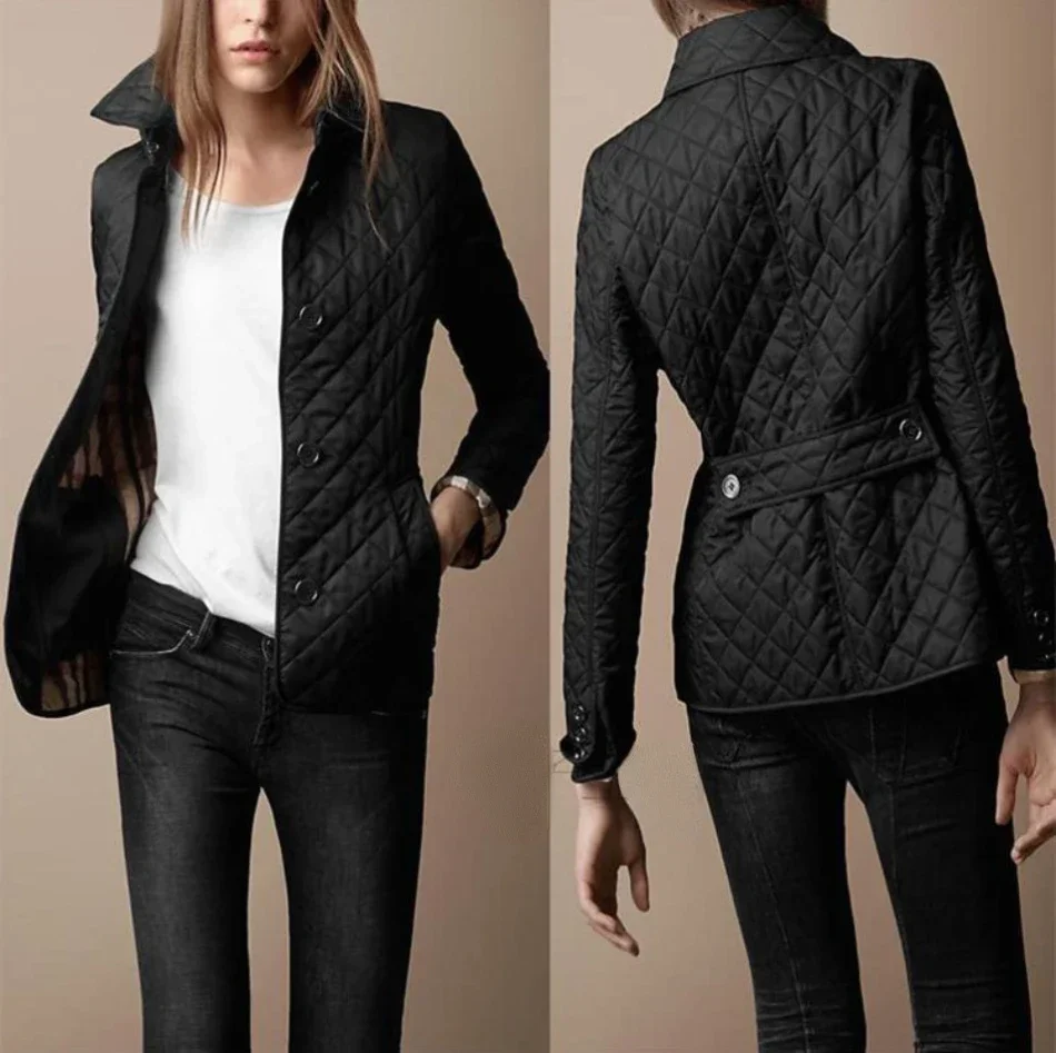 Heidi-Mode | Damen Diamond Quilted Freizeitjacke - Image 5
