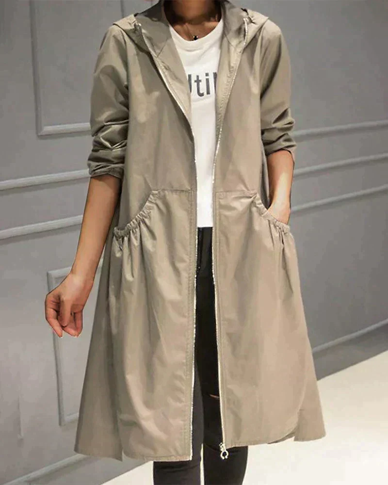 Heidi-Mode | Damen Kapuzenleichter Jacke