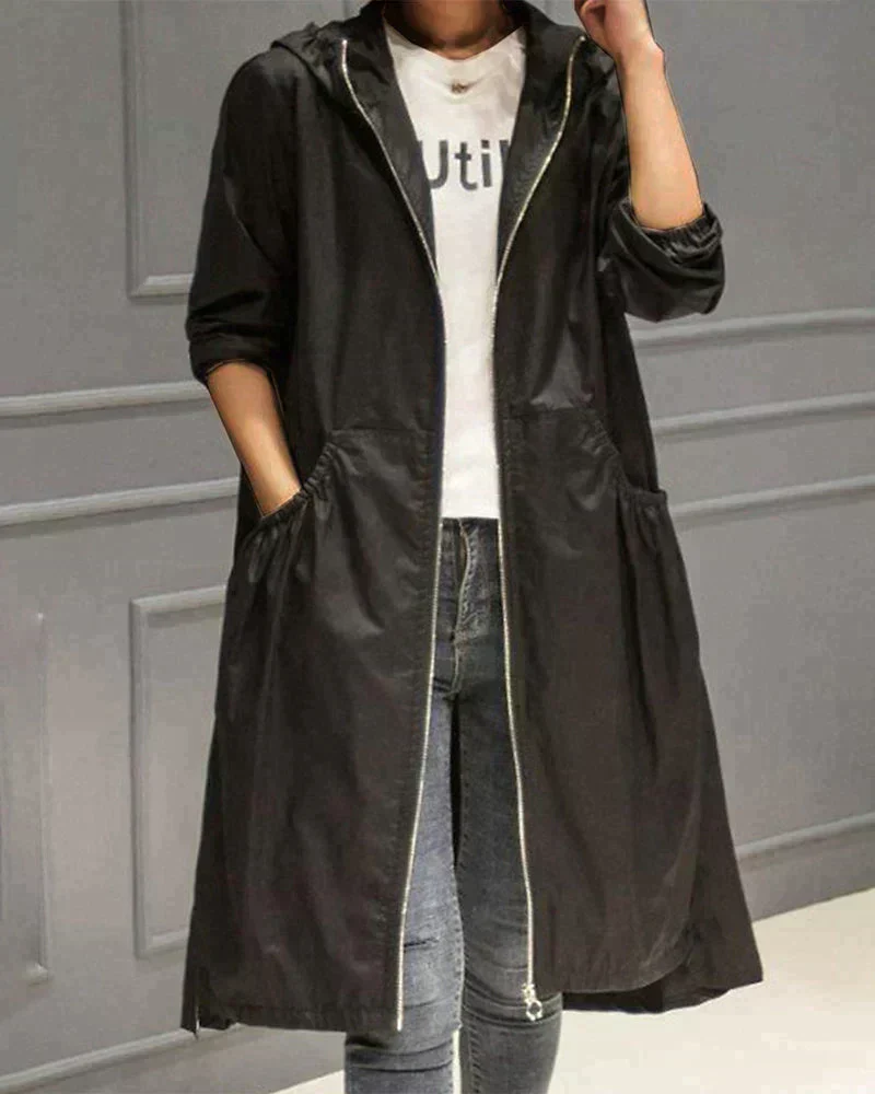 Heidi-Mode | Damen Kapuzenleichter Jacke - Image 3