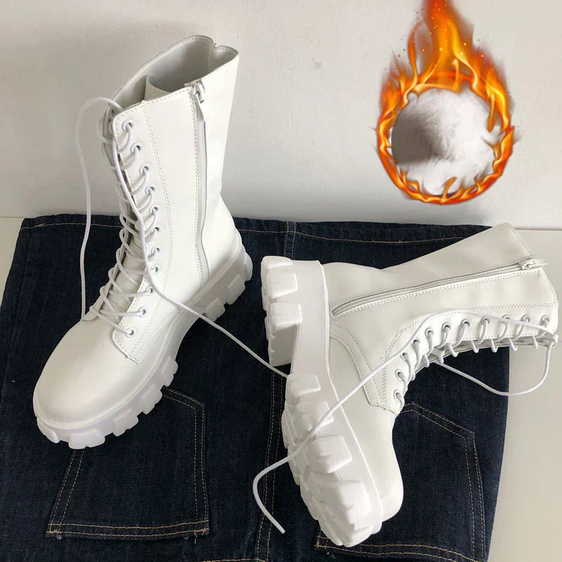 Heidi-Mode | Damen Stiefeletten bis zur Wade mit Sportsohle und warmem Futter - Image 5