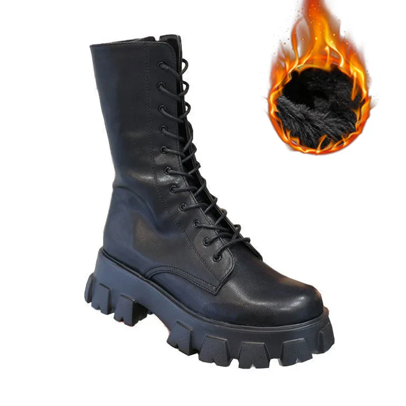 Heidi-Mode | Damen Stiefeletten bis zur Wade mit Sportsohle und warmem Futter - Image 7