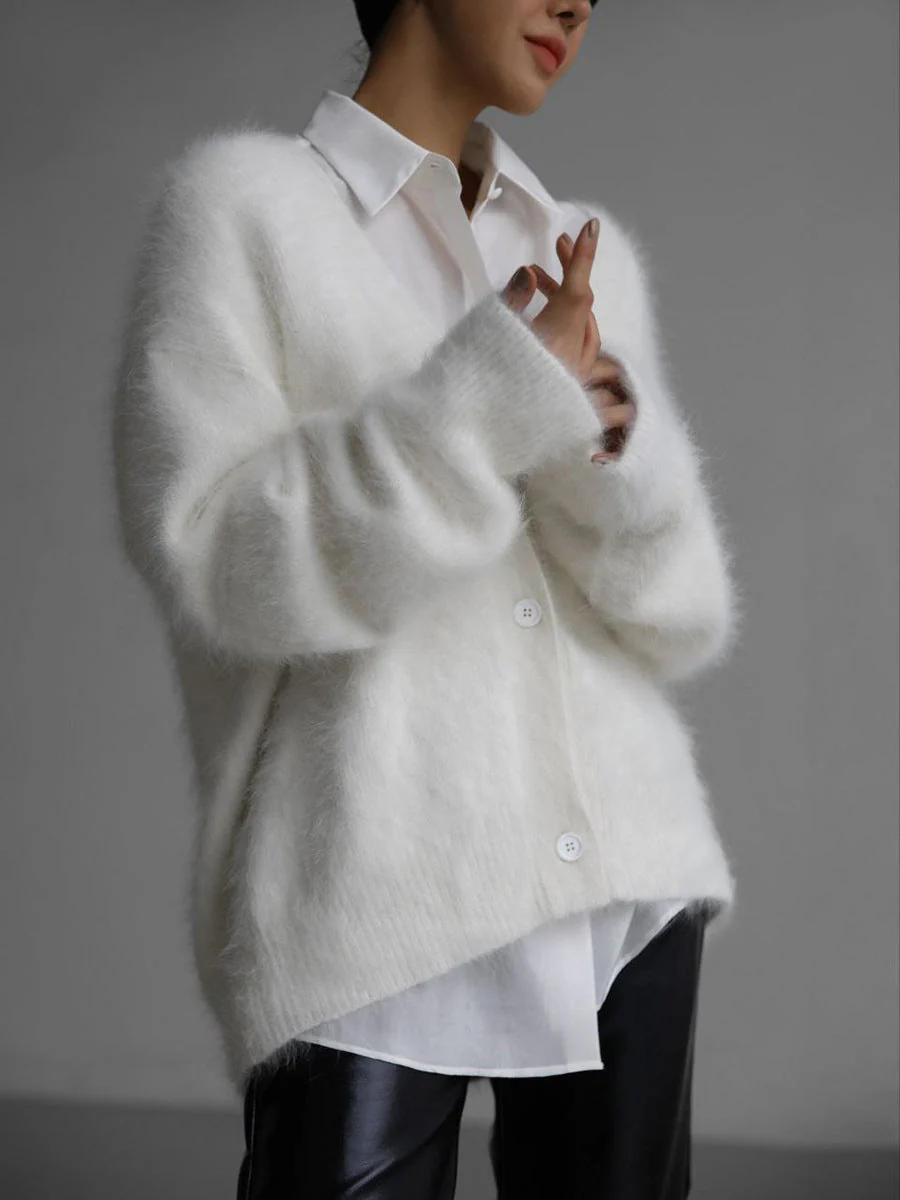 Heidi-Mode | Damen Off-Shoulder Strickcardigan - Image 3