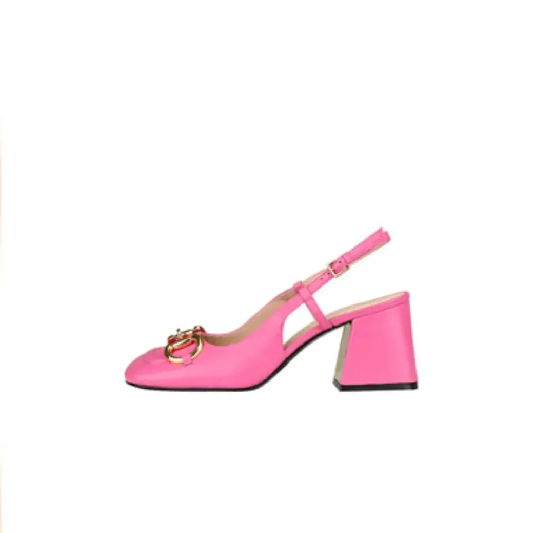 Heidi-Mode | Damen Retro-Schuhe mit Hohen Absätzen und Schnalle - Zeitlose Eleganz und Stil - Image 3