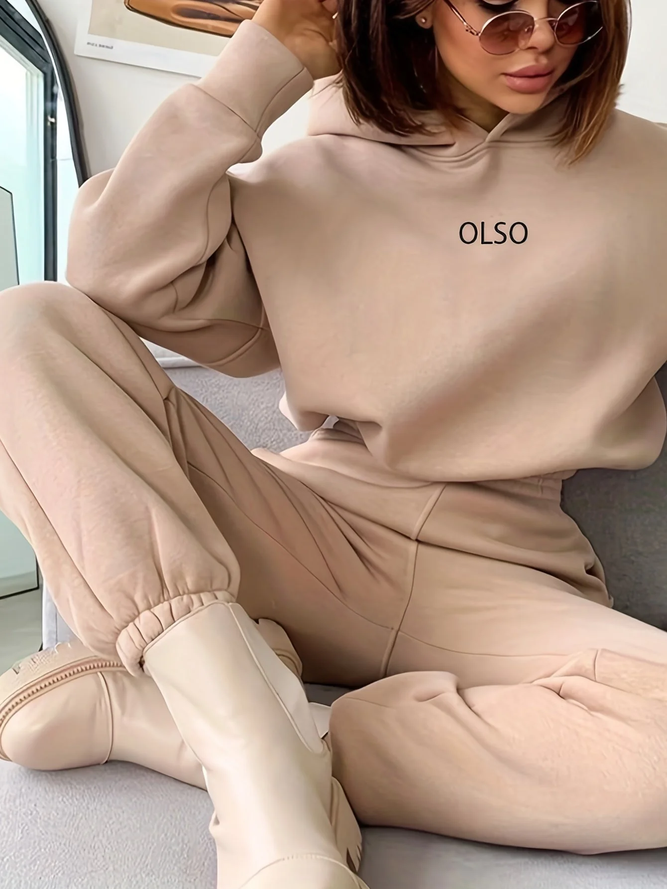 Heidi-Mode | Damen Freizeit Kapuzenpullover und Jogginghosen - Image 6