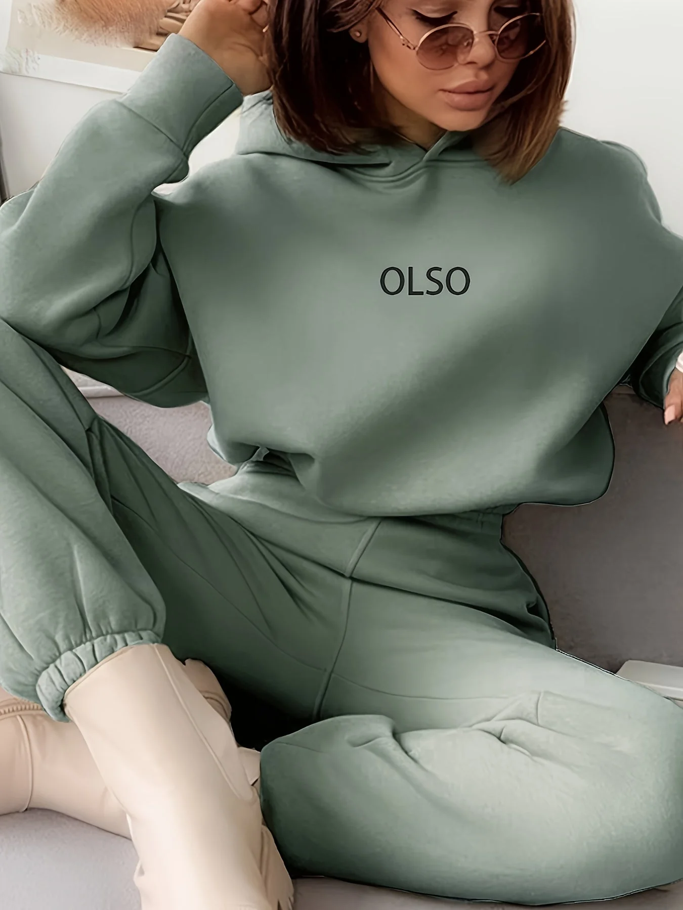 Heidi-Mode | Damen Freizeit Kapuzenpullover und Jogginghosen - Image 9