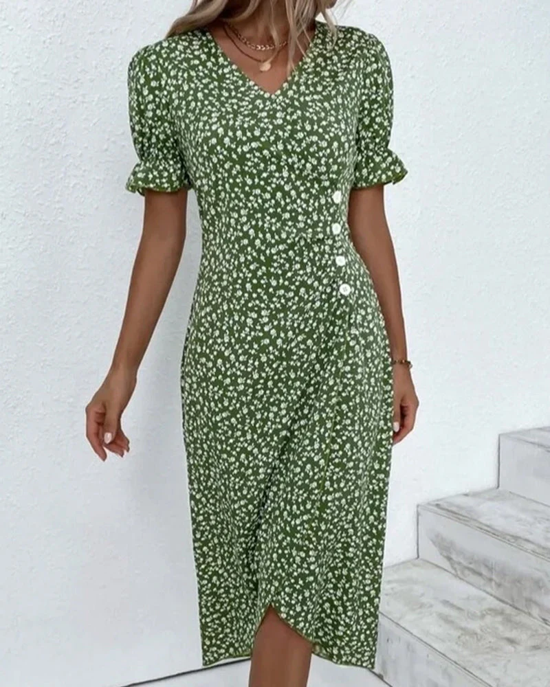 Heidi-Mode | Frühlingsblumen Kleid