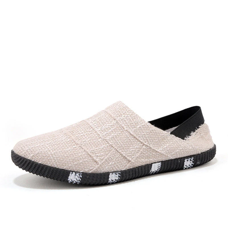 Heidi-Mode | Frühling und Sommer Leinen Canvas Schuhe Männer - Image 2